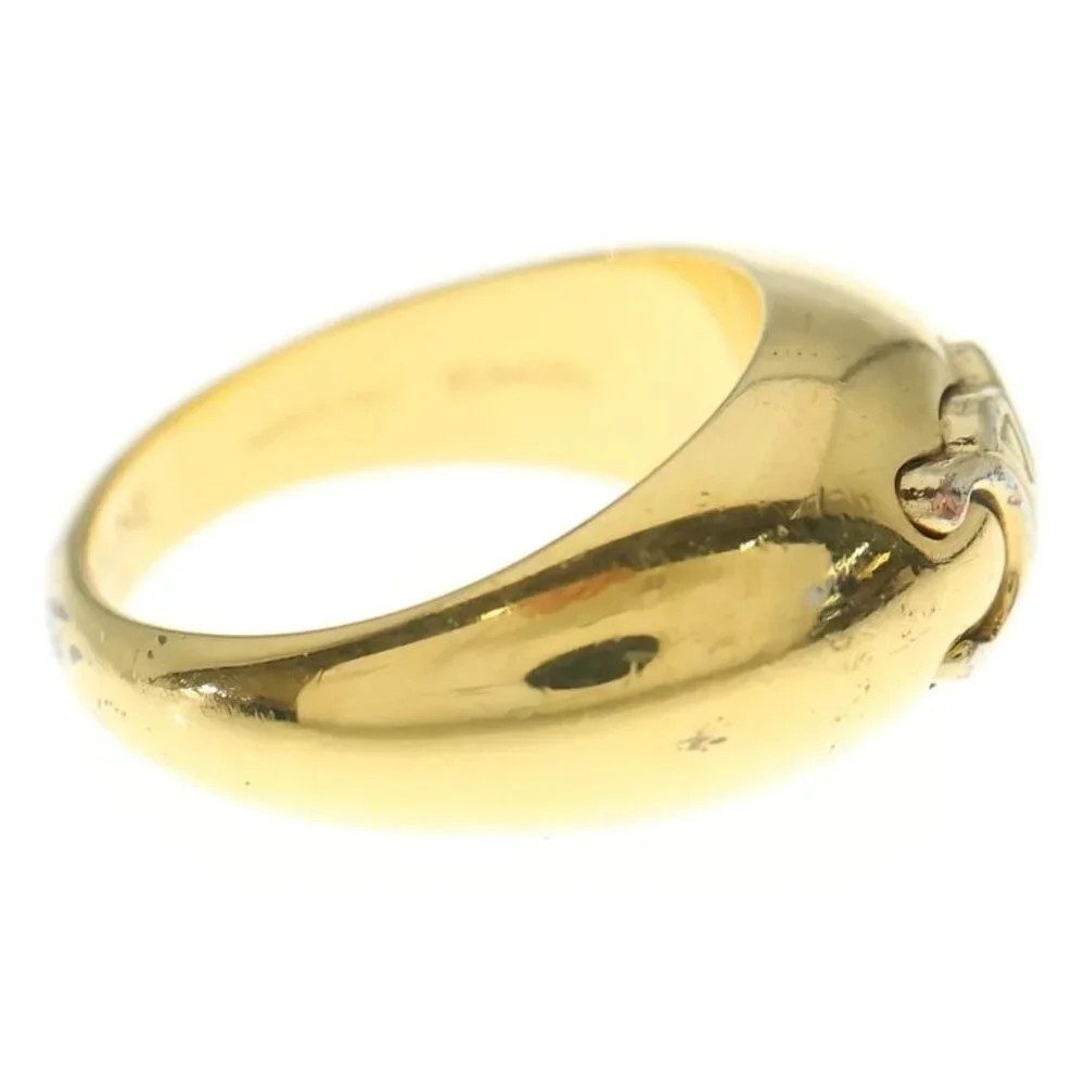 Celine Triomphe Gold Ring 54 - Picture 3 of 6